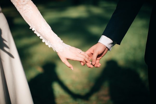 Couple romantic moment